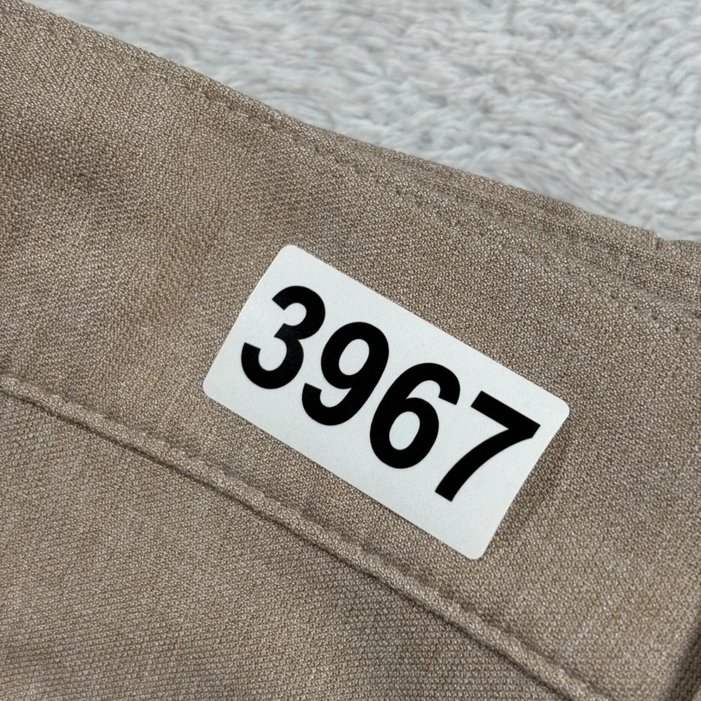 TravisMathew Mens Open to Close Performance Pants Tan Khaki 30x32 Stretch Golf